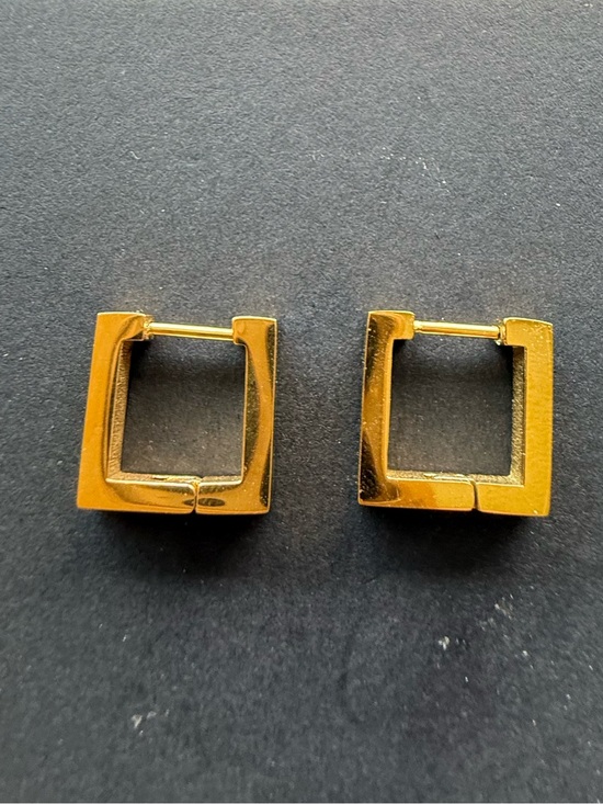 Jewelry - 14k Gold-Filled Square Hoop Earrings